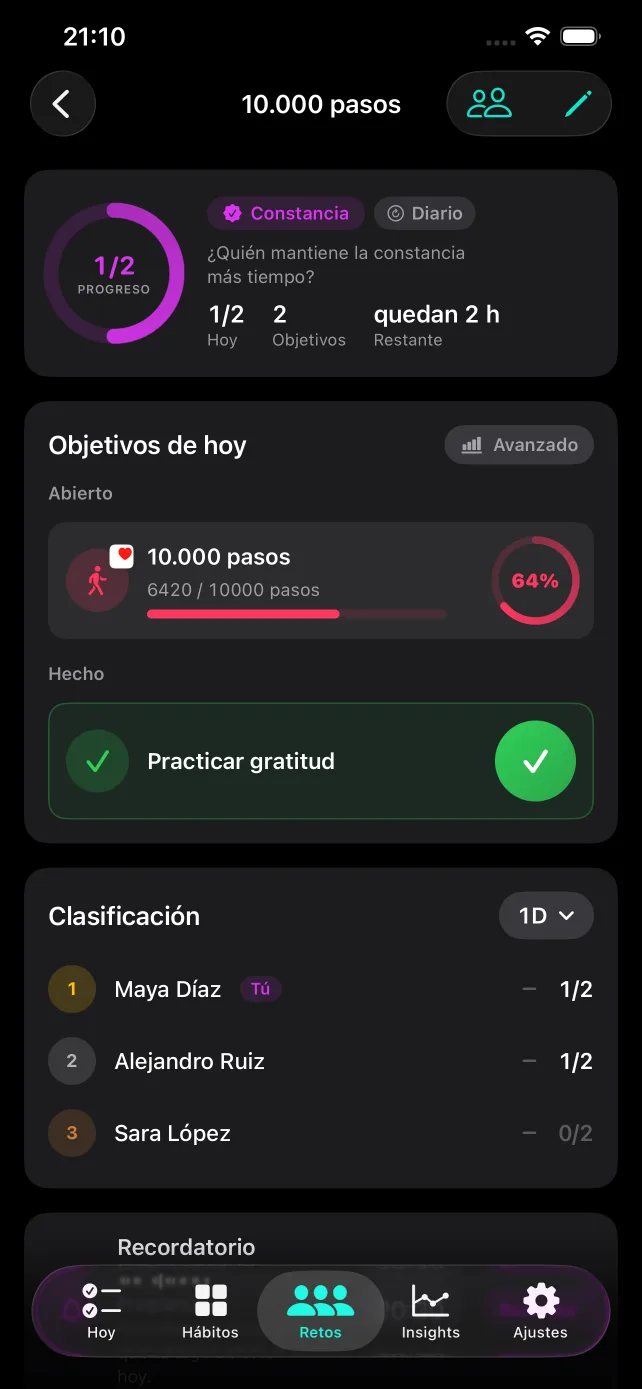 Habit Tracker Quests